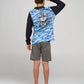 THE MAD HUEYS ROPE SKULL ANCHOR YOUTH UPF 50+ FISHING JERSEY