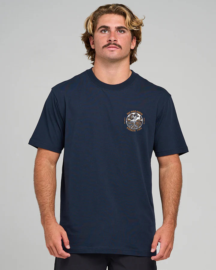 THE MAD HUEYS MENS TINS KRAKEN S/S TSHIRT