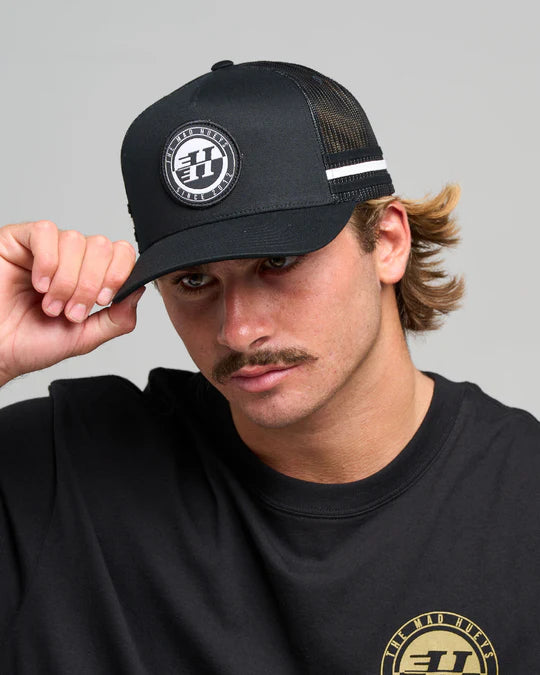 THE MAD HUEYS MENS H SERIES SPLIT TWILL SNAPBACK CAP