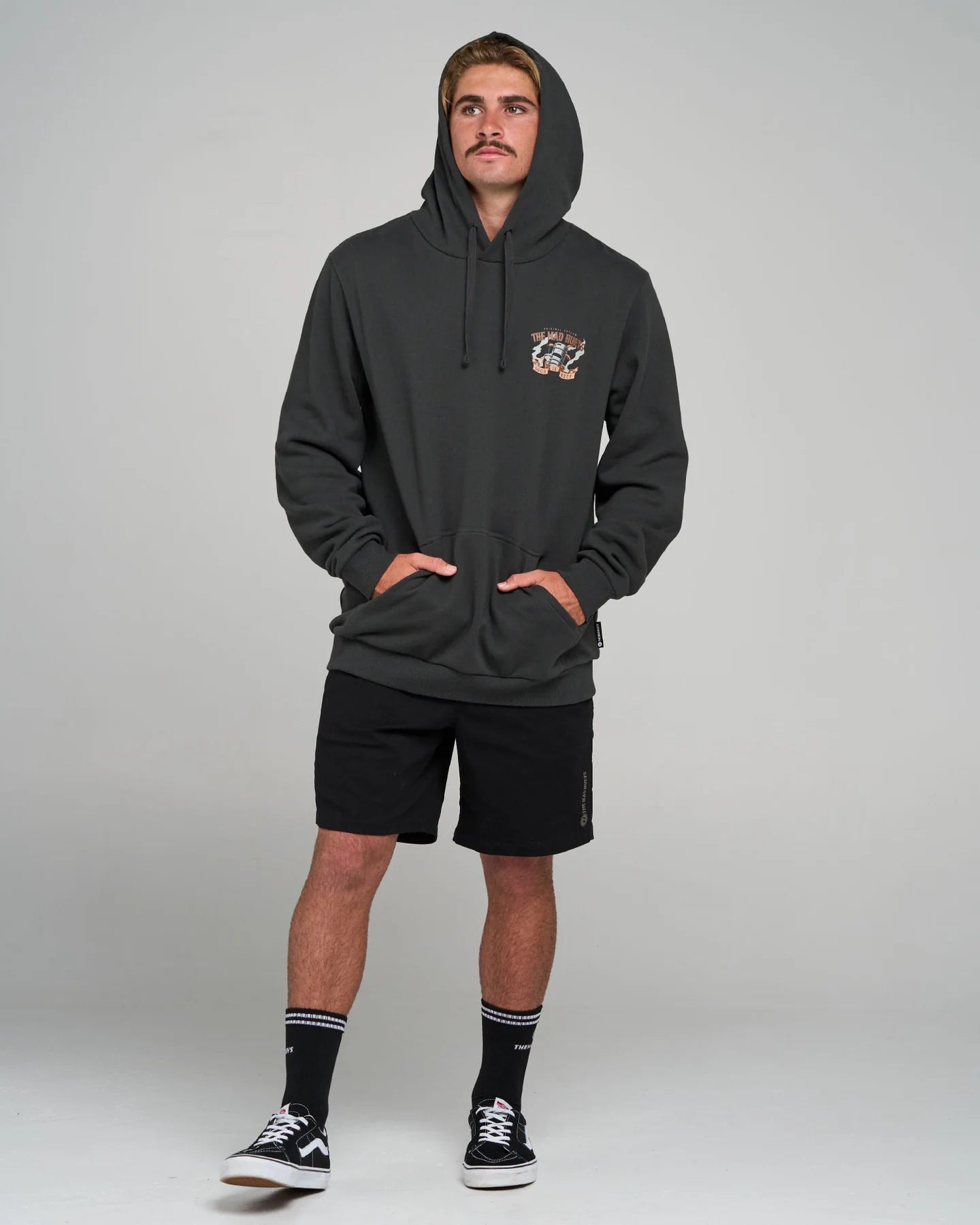 THE MAD HUEYS KEGS KELLY HOODED PULLOVER
