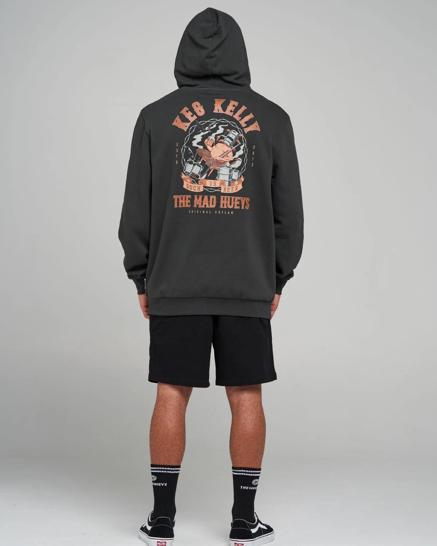 THE MAD HUEYS KEGS KELLY HOODED PULLOVER