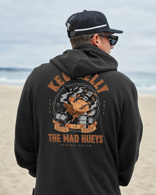 THE MAD HUEYS KEGS KELLY HOODED PULLOVER