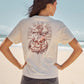 THE MAD HUEYS WOMENS ROPE SKULL ANCHOR SS TEE