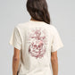 THE MAD HUEYS WOMENS ROPE SKULL ANCHOR SS TEE