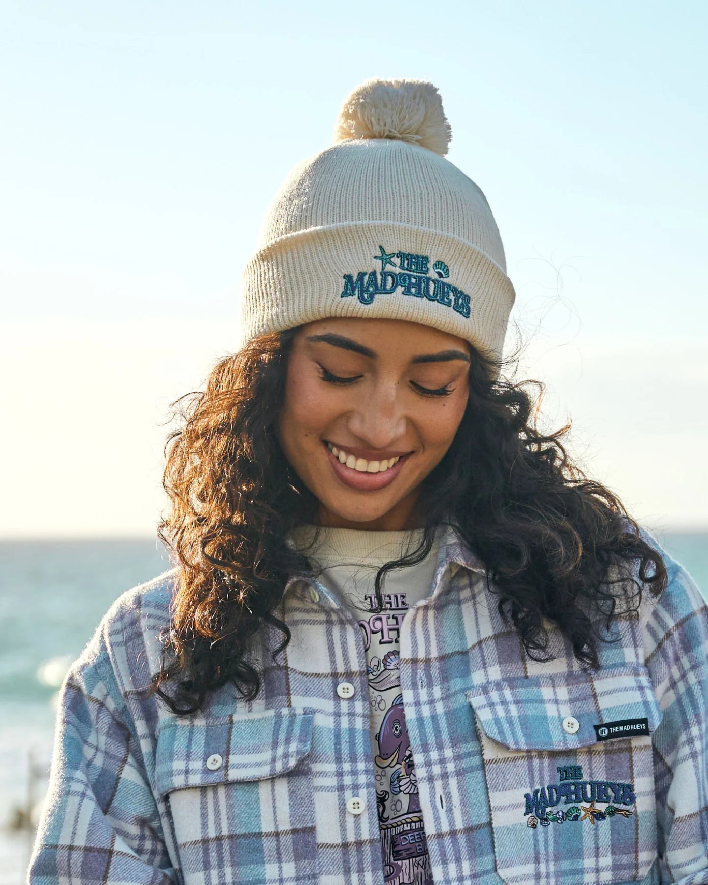 THE MAD HUEYS MERMAIDS DRINK FREE RELAXED BEANIE