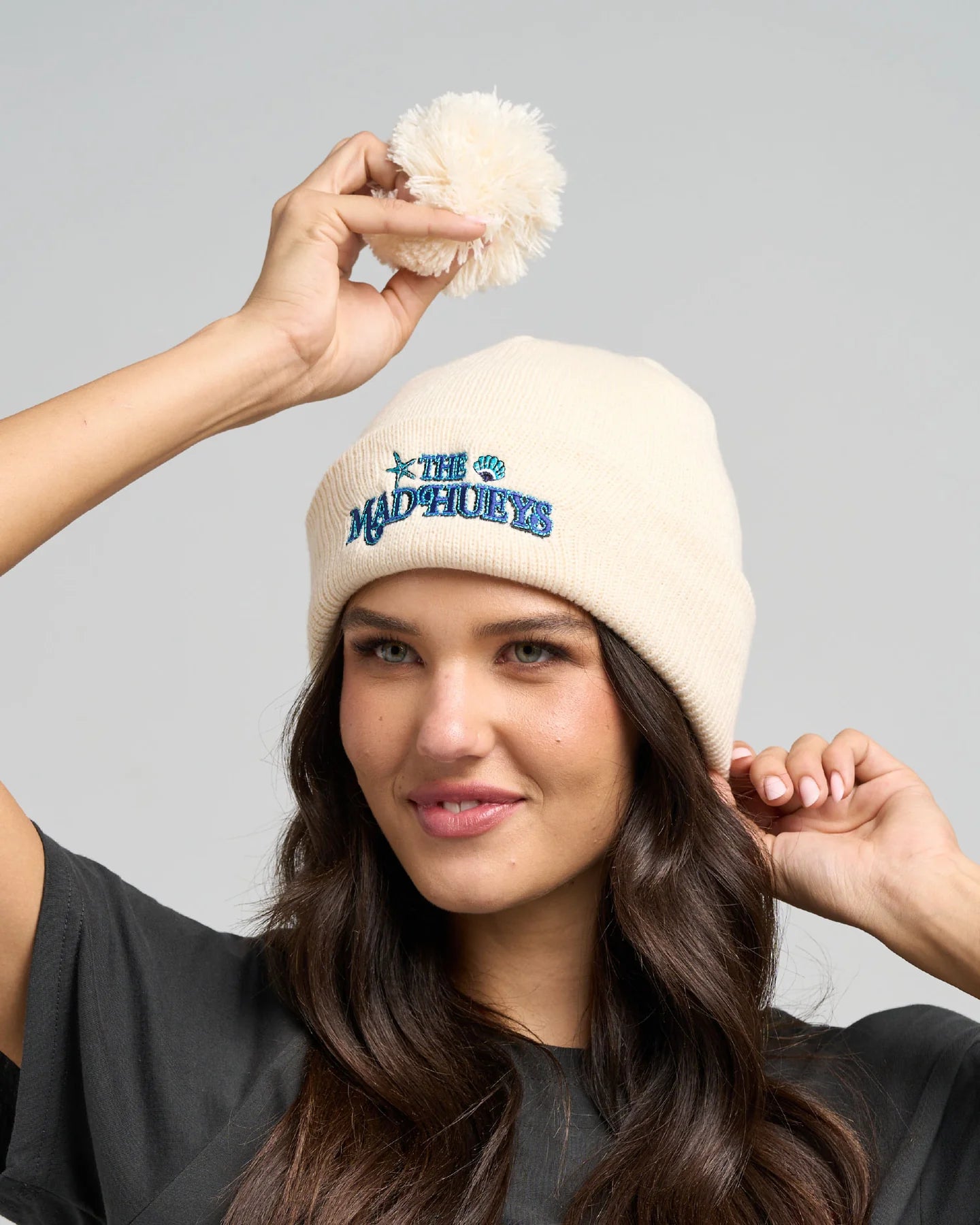 THE MAD HUEYS MERMAIDS DRINK FREE RELAXED BEANIE