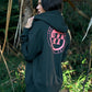 THE MAD HUEYS H SPLIT WOMENS HOODED ZIP THRU JACKET