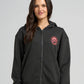 THE MAD HUEYS H SPLIT WOMENS HOODED ZIP THRU JACKET