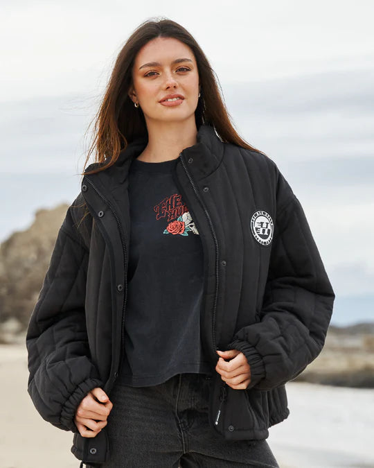 THE MAD HUEYS H SERIES SPLIT WOMENS PUFFER JACKET