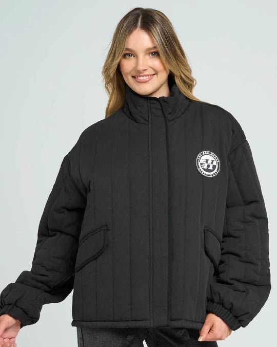 THE MAD HUEYS H SERIES SPLIT WOMENS PUFFER JACKET