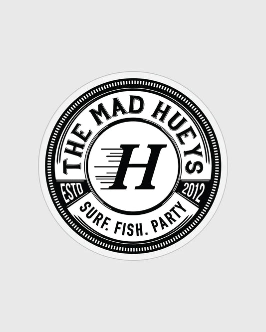 THE MAD HUEYS SURF FISH PARTY STICKER