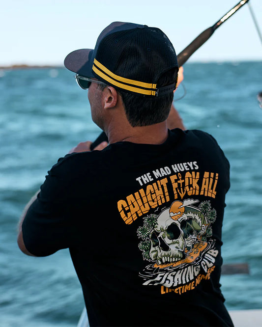 THE MAD HUEYS CAUGHT FK ALL SS TEE
