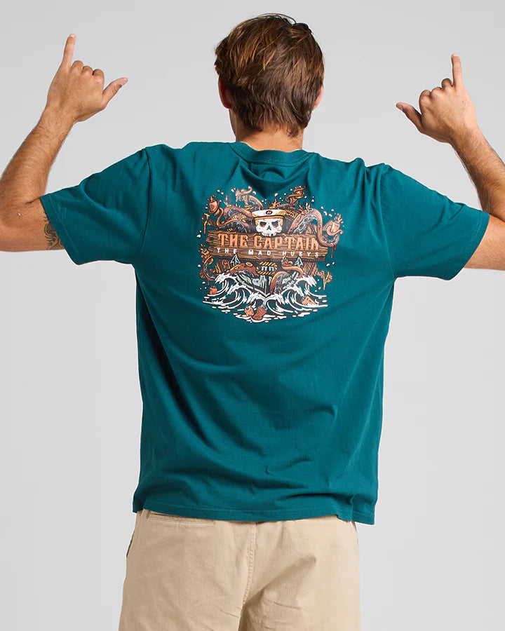 THE MAD HUEYS THE KRAKEN CAPTAIN SS TEE