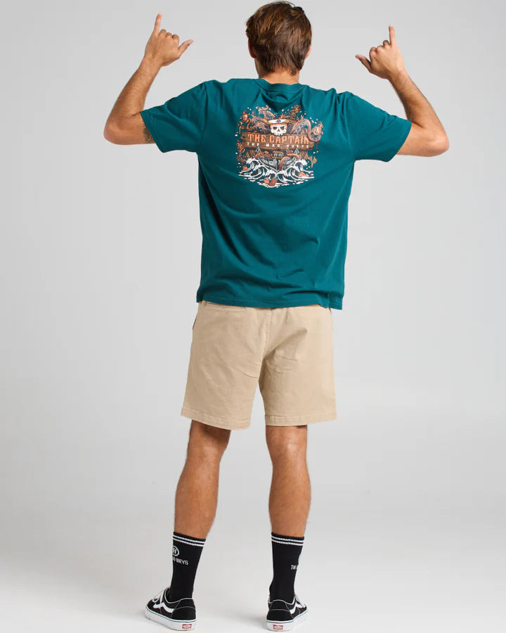 THE MAD HUEYS THE KRAKEN CAPTAIN SS TEE