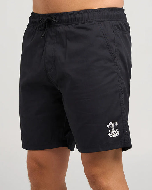 THE MAD HUEYS MENS SKULL ANCHOR 18" VOLLEY SHORT