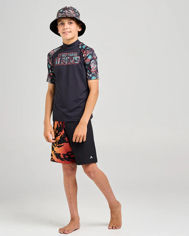 THE MAD HUEYS SHE'LL BE RIGHT YOUTH RAGLAN SS RASHIE