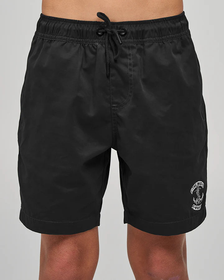 THE MAD HUEYS SKULL ANCHOR YOUTH 16" VOLLEY SHORTS