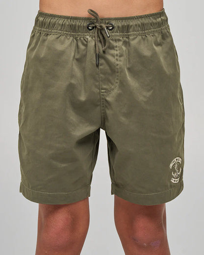 THE MAD HUEYS SKULL ANCHOR YOUTH 16" VOLLEY SHORTS