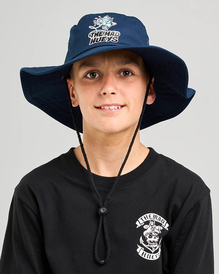 THE MAD HUEYS GREAT BITE SHARK WIDE BRIM HAT