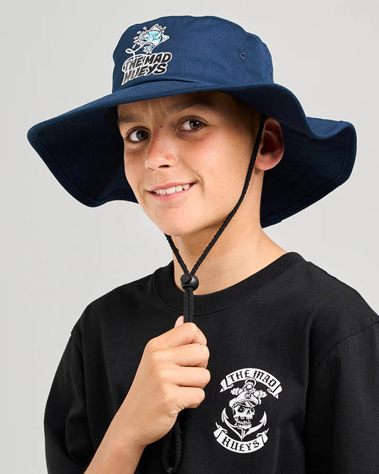 THE MAD HUEYS GREAT BITE SHARK WIDE BRIM HAT