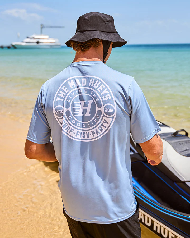 THE MAD HUEYS HUEYS GOOD LIFE RELAXED SS RASHIE