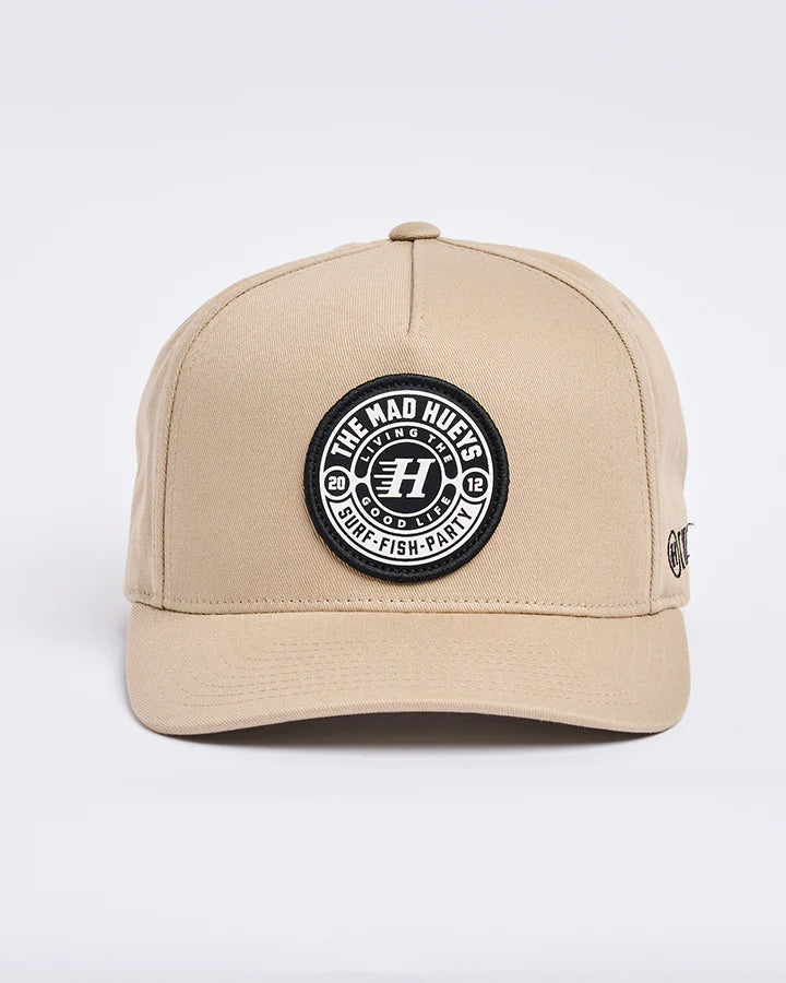 THE MAD HUEYS HUEYS GOOD LIFE TWILL SNAPBACK CAP