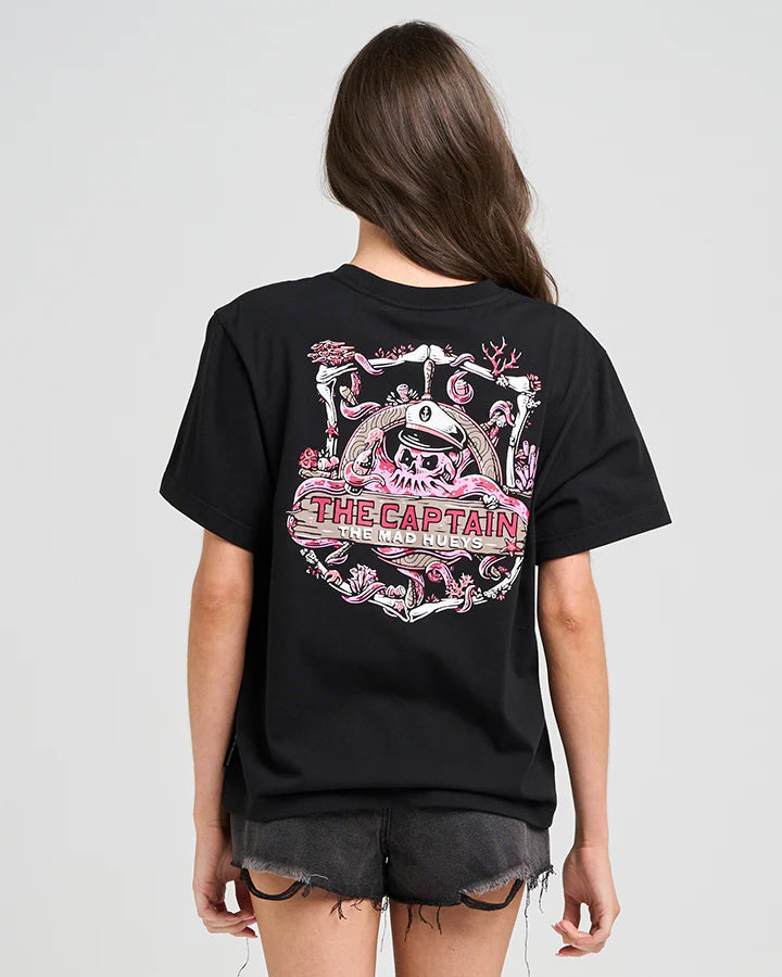 THE MAD HUEYS THE SEA CAPTAIN WOMENS SS TEE