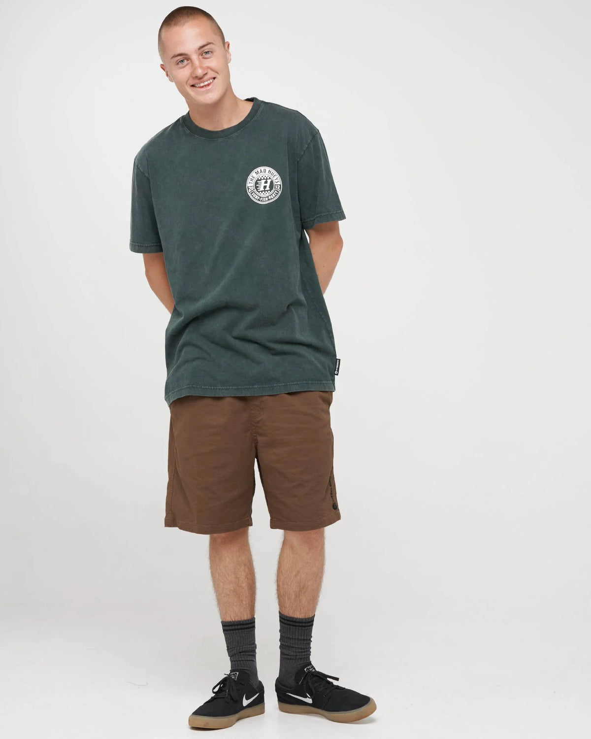 THE MAD HUEYS CHECKER HUEYS SS TEE