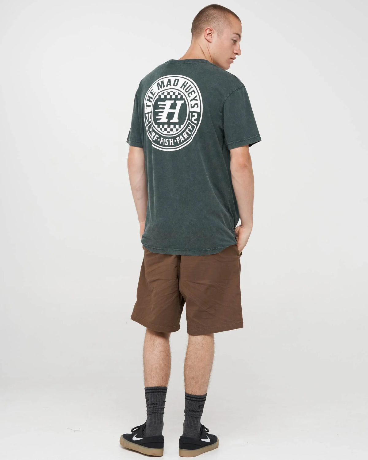 THE MAD HUEYS CHECKER HUEYS SS TEE