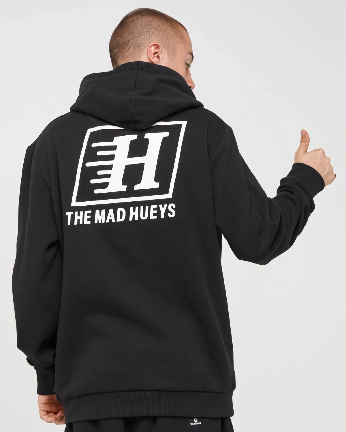 THE MAD HUEYS PARALLEL HUEYS HOODED PULLOVER