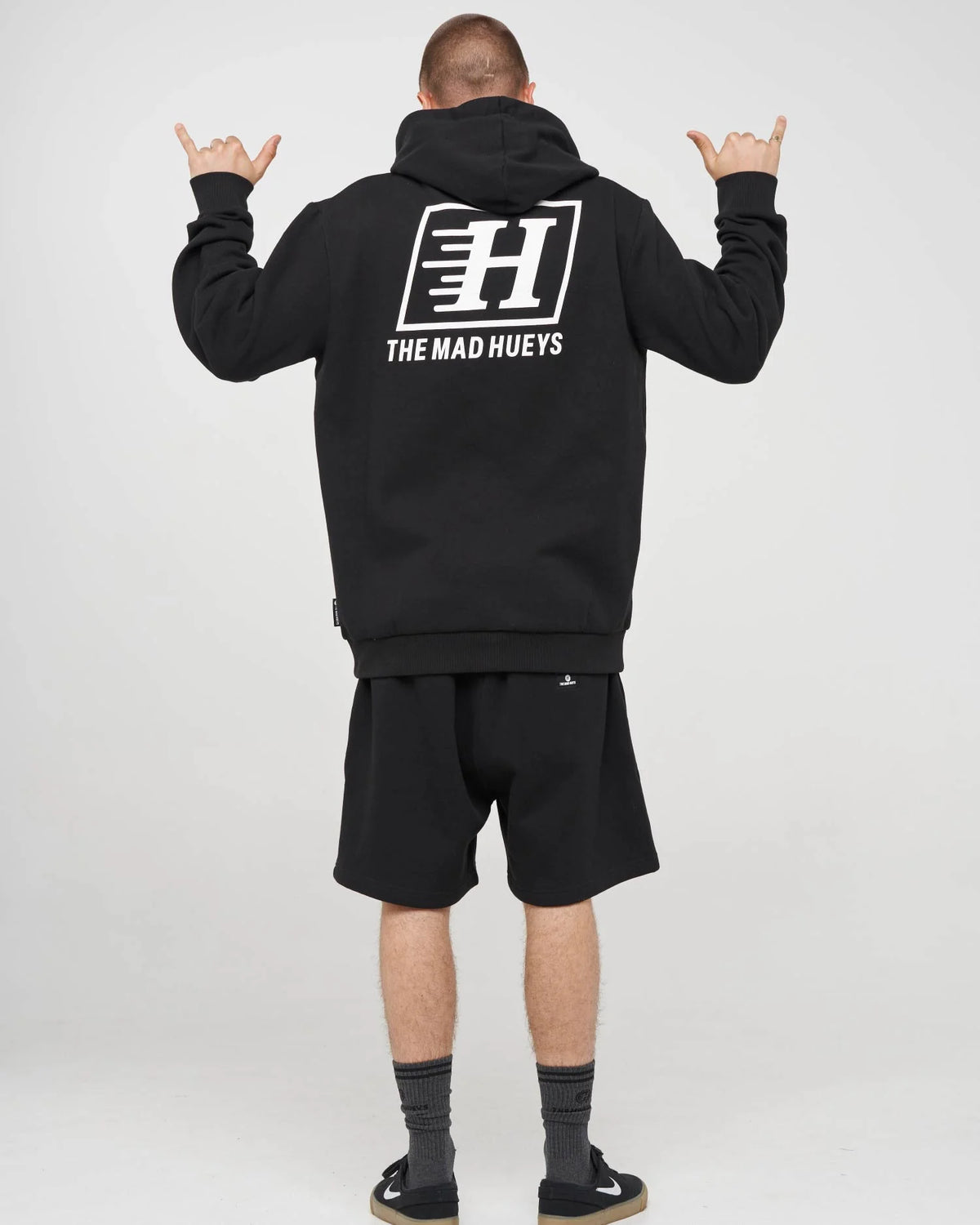THE MAD HUEYS PARALLEL HUEYS HOODED PULLOVER