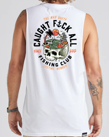 THE MAD HUEYS STILL CATCHING FK ALL MUSCLE TEE