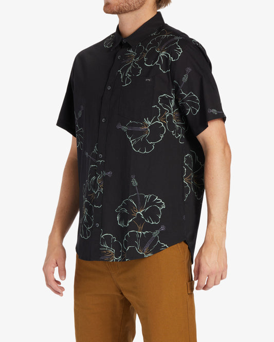 BILLABONG SUNDAYS SHORT SLEEVE MENS SHIRT