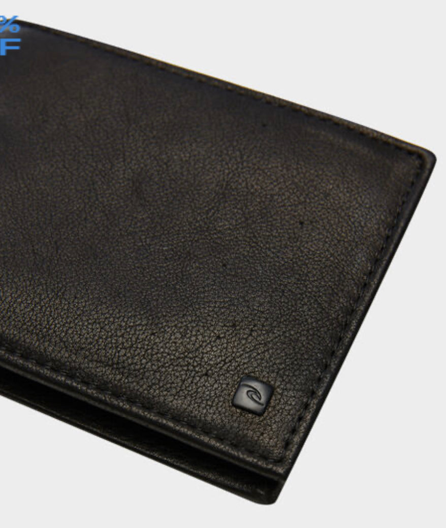 RIPCURL K-ROO Rfid BLACK WALLET