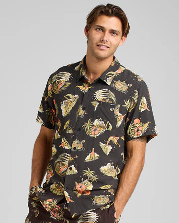 THE MAD HUEYS FROTHIN OUT WOVEN SHIRT