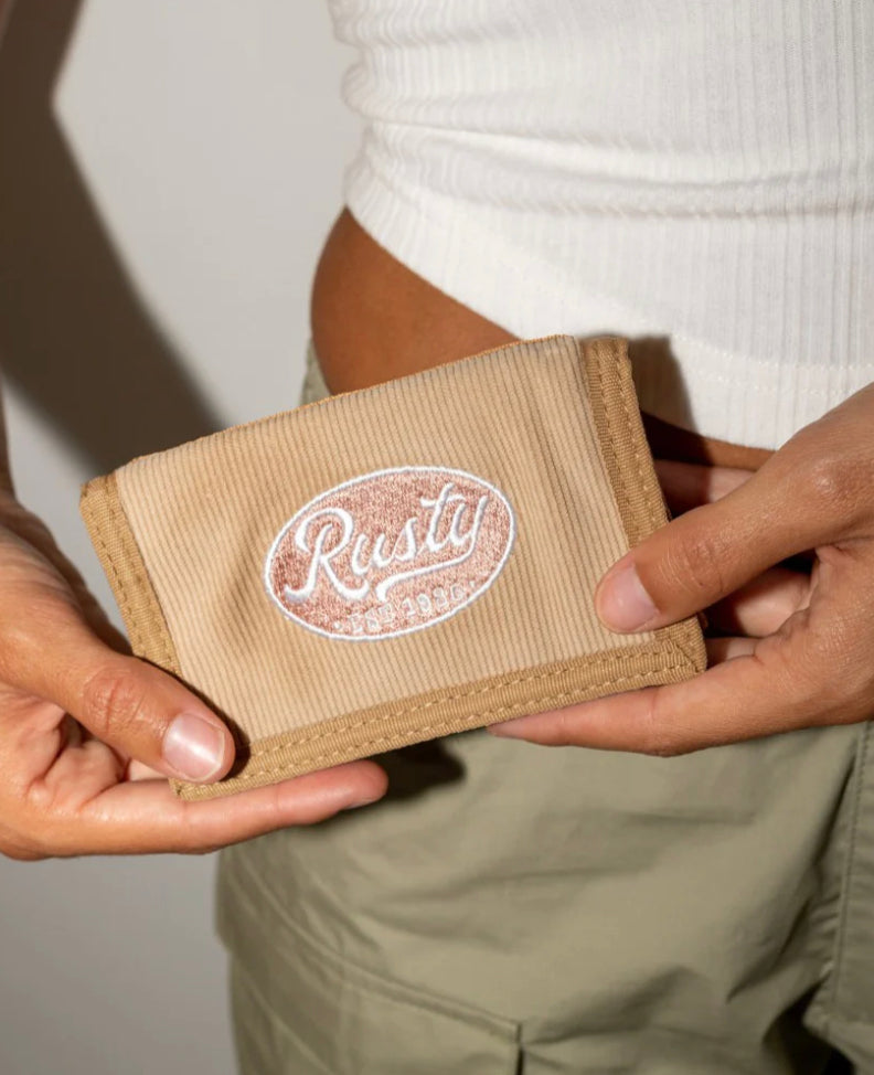 RUSTY PIT STOP TRI FOLD WALLET