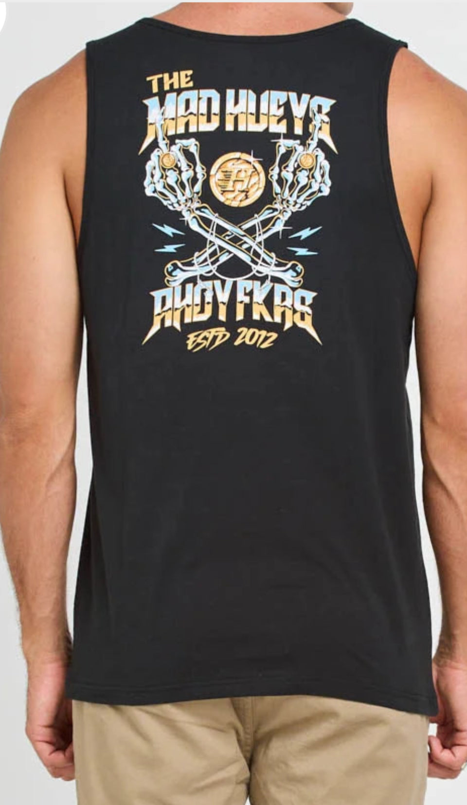 THE MAD HUEYS CHROME AHOY FKRS TANK