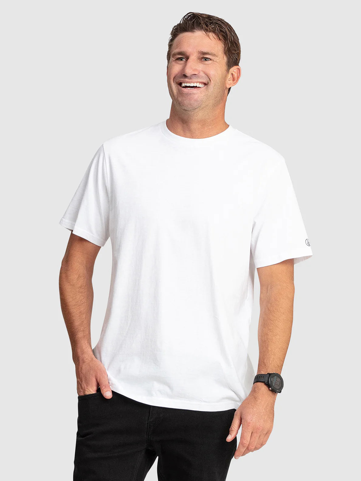 VOLCOM MENS AUS SOLID SHORT SLEEVE TEE