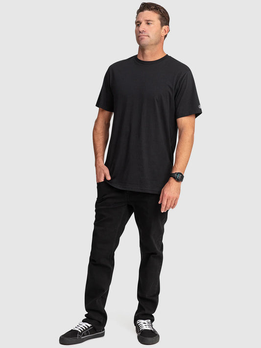 VOLCOM MENS AUS SOLID SHORT SLEEVE TEE