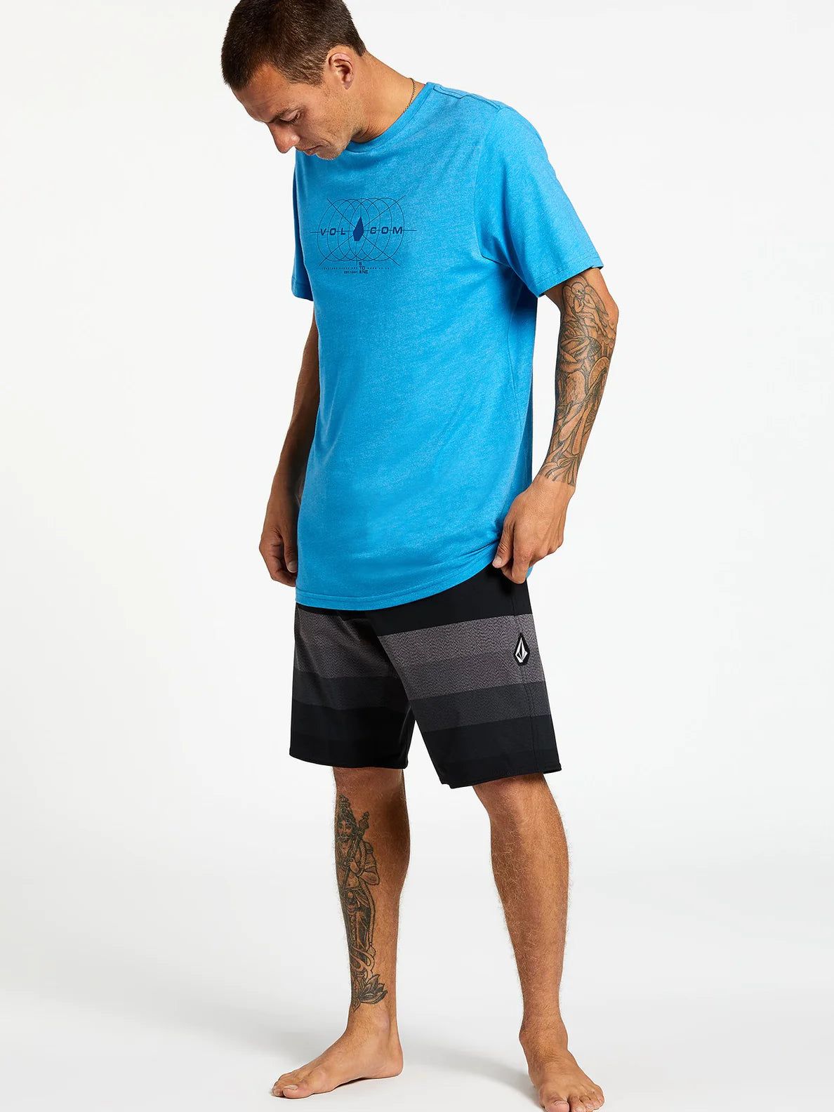 VOLCOM QUARTA STATIC STONEY MENS BOARDSHORTS