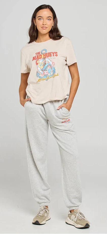 THE MAD HUEYS ALL HANDS ON DECK WOMENS RELAXED TRACKPANT
