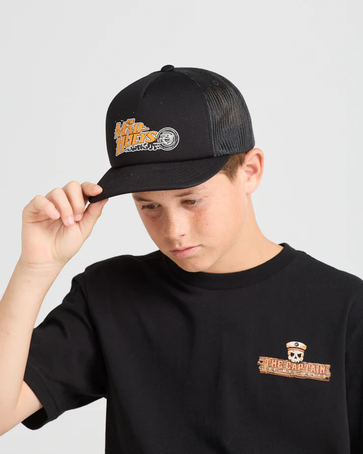 THE MAD HUEYS CRIKEY GANG YOUTH FOAM TRUCKER CAP