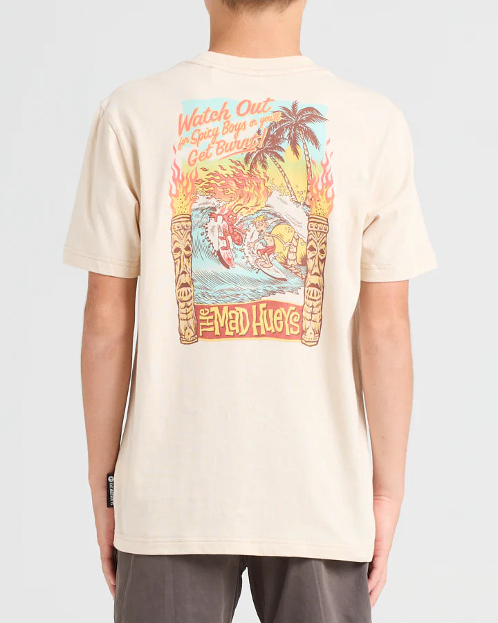 THE MAD HUEYS SPICY BOYS YOUTH SS TEE