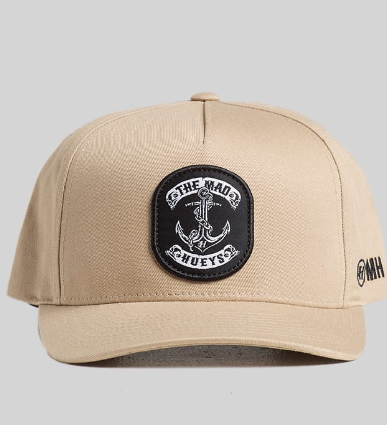 THE MAD HUEYS SKULL ANCHOR TWILL SNAPBACK