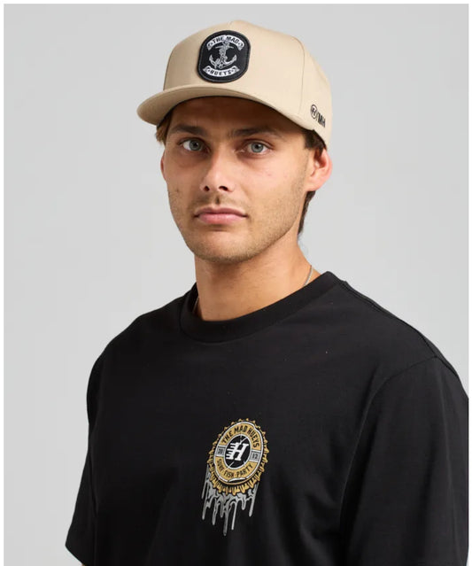 THE MAD HUEYS SKULL ANCHOR TWILL SNAPBACK