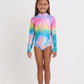 JETPILOT YOUTH GIRLS LS SWIMSUIT