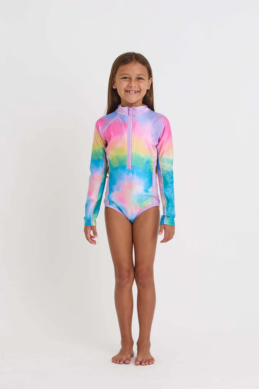 JETPILOT YOUTH GIRLS LS SWIMSUIT