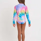 JETPILOT YOUTH GIRLS LS SWIMSUIT