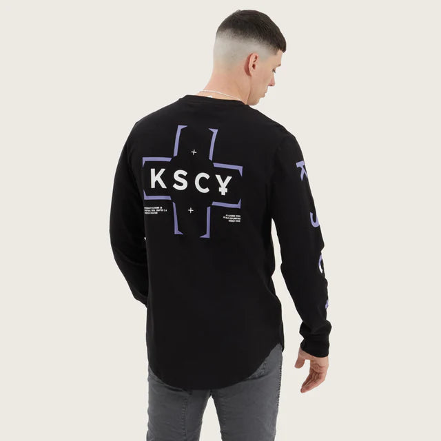 KISS CHACEY KIRK DUAL CURVED L/S TEE