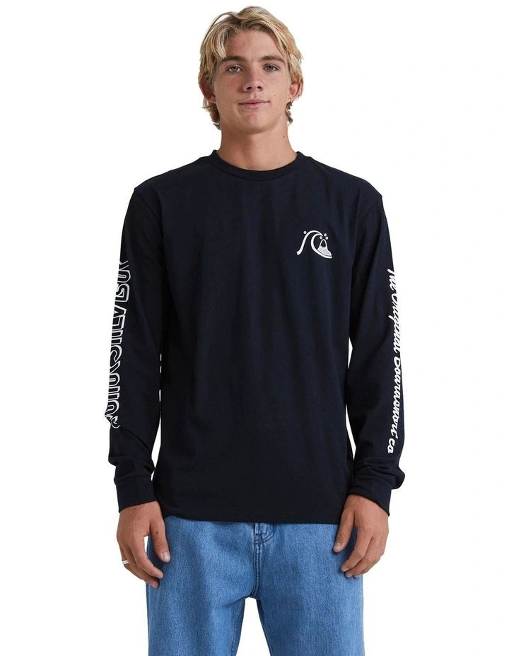 QUICKSILVER THE ORIGINAL BOARDSHORT CO LS TEE